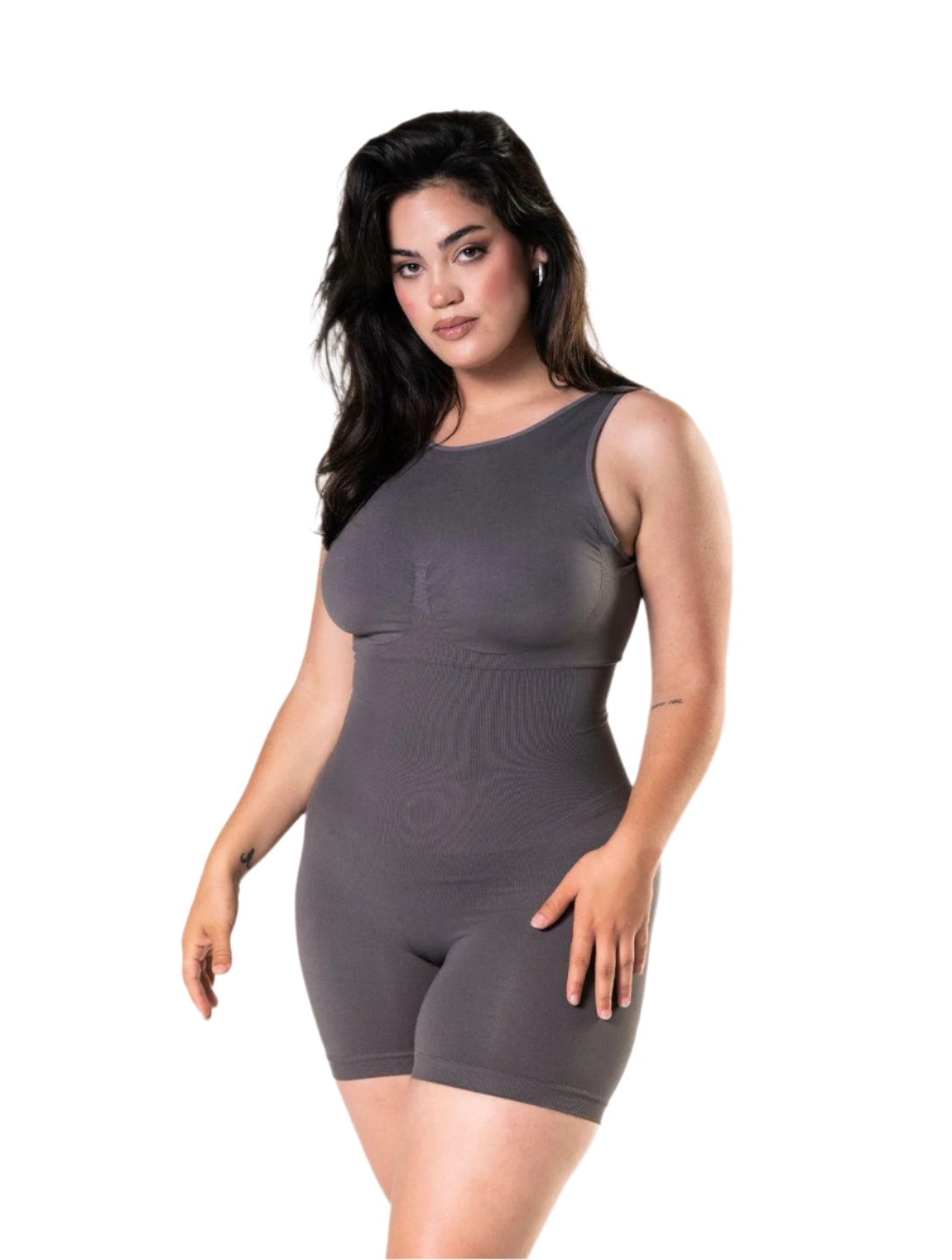Round Neck Low Back Bodysuit - AuranovaWear