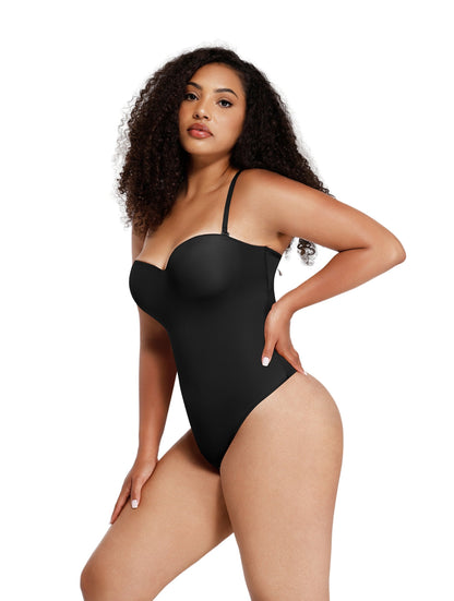 Strapless Supportive Shapewear Bodysuit