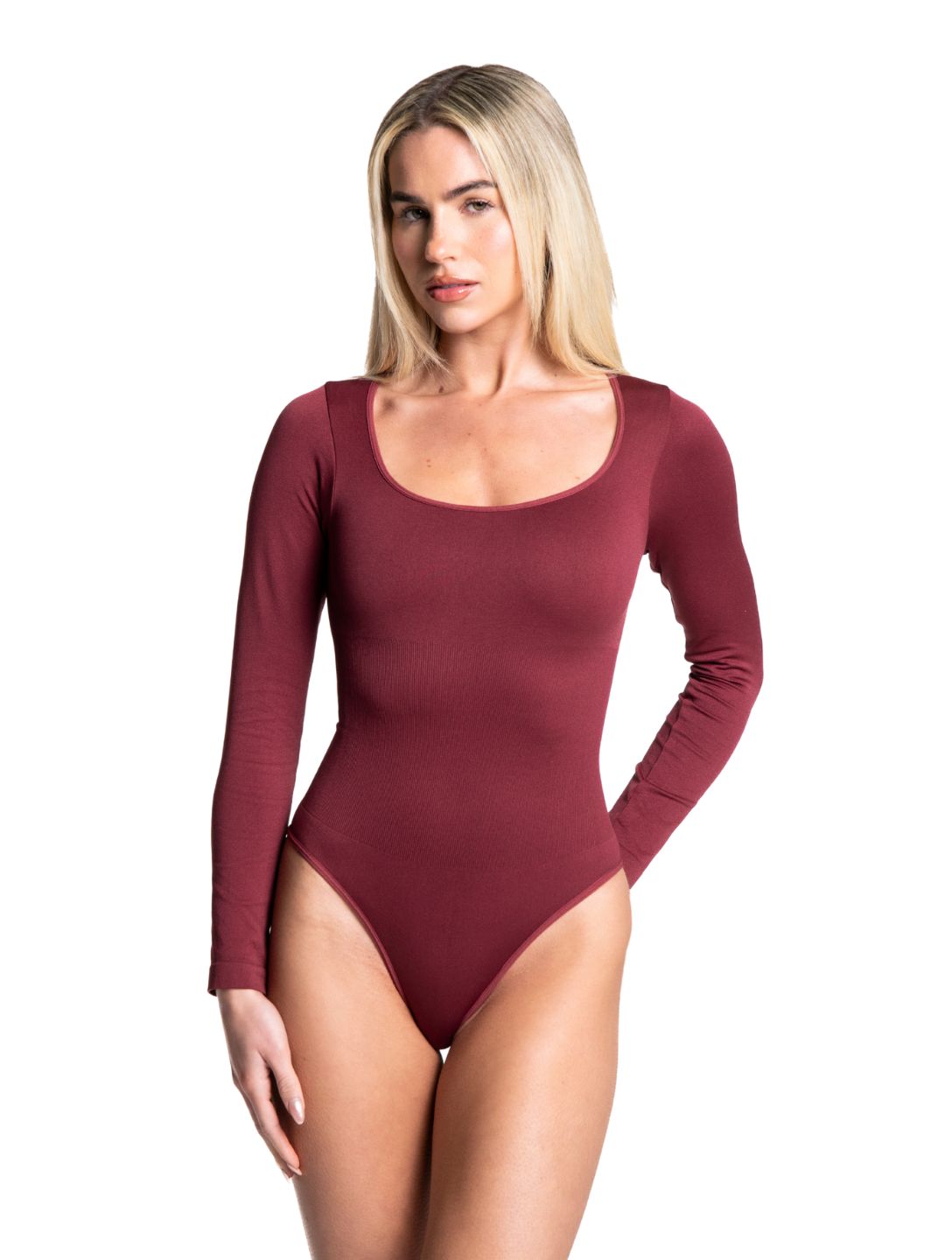Long Sleeve Thong Bodysuit - AuranovaWear