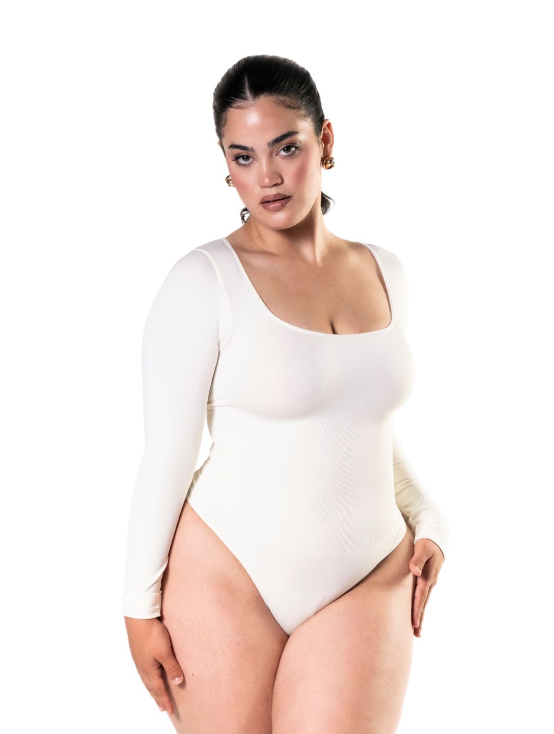 Long Sleeve Thong Bodysuit - AuranovaWear
