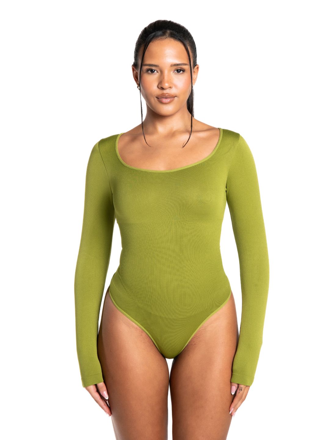 Long Sleeve Thong Bodysuit - AuranovaWear