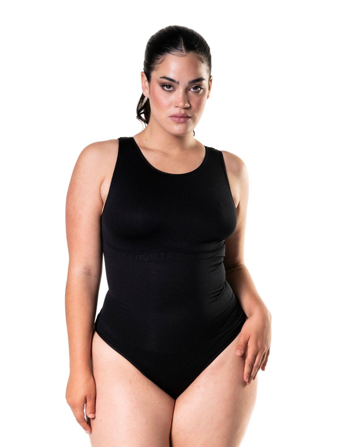 Round Neck Thong Bodysuit - AuranovaWear